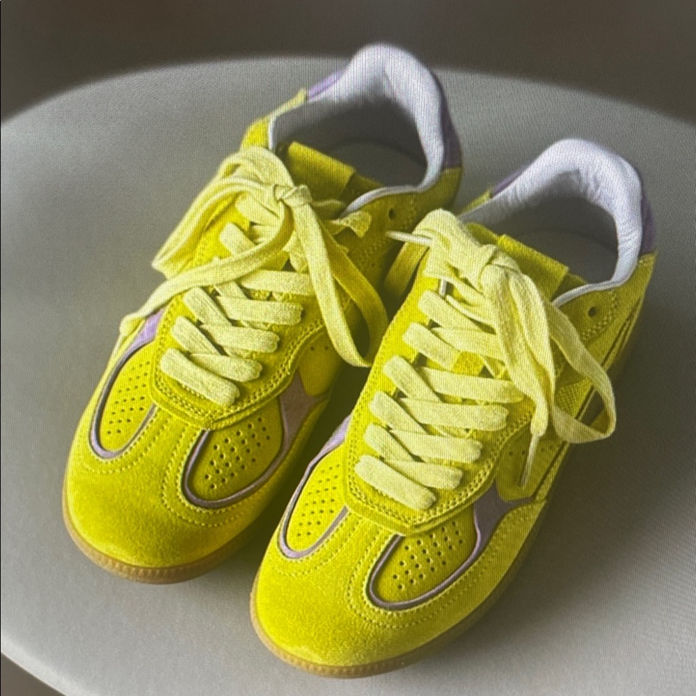 Vibrant Yellow Women's Sneakers